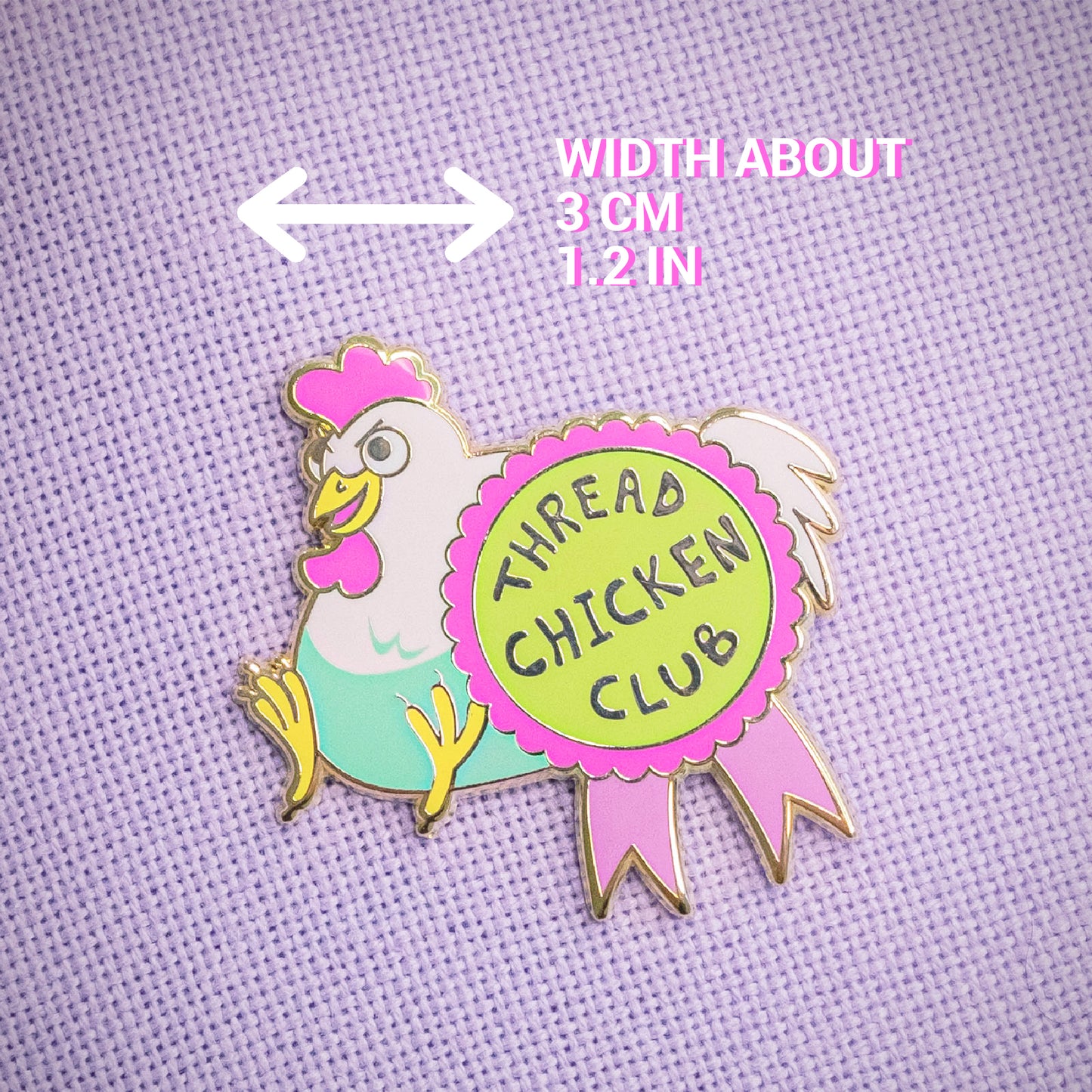 Thread chicken needle minder, magnetic cute needle holder