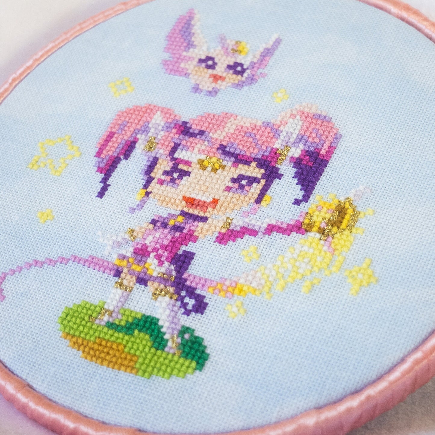 Modèle de point de croix League of Legends - Star Guardian Lux