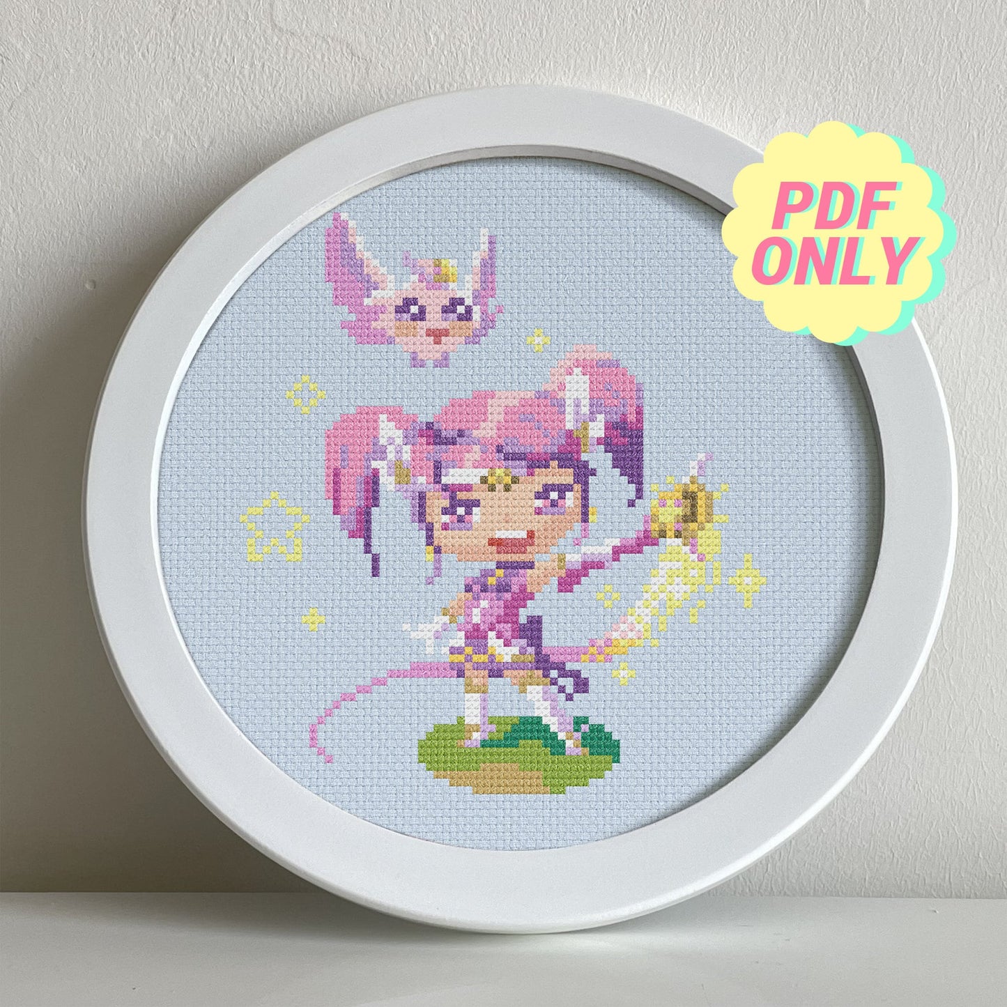 Modèle de point de croix League of Legends - Star Guardian Lux